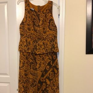 Chiffon lined maxi dress